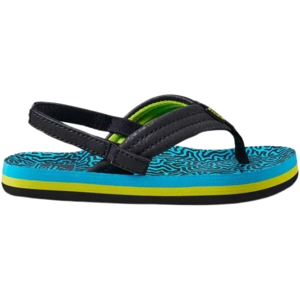 Reef Toddler Little Ahi Flip Flops / Sandals CJ2840 - Blue Coral